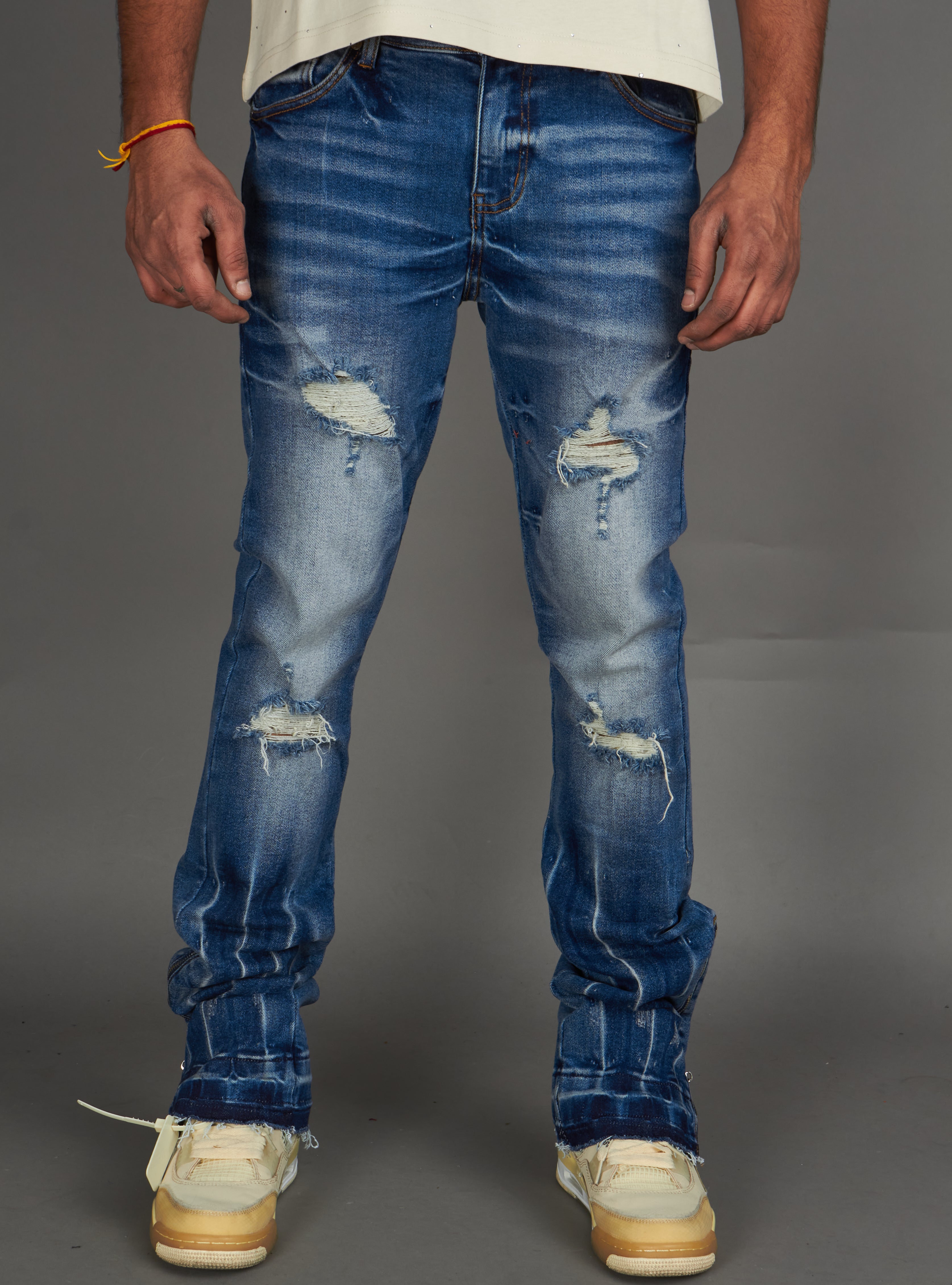 Politics Jeans - Agassi Stacked Fit - Blue Wash - 967