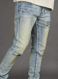Politics Jeans - Akhurst Skinny Fit - Blue Wash - 560