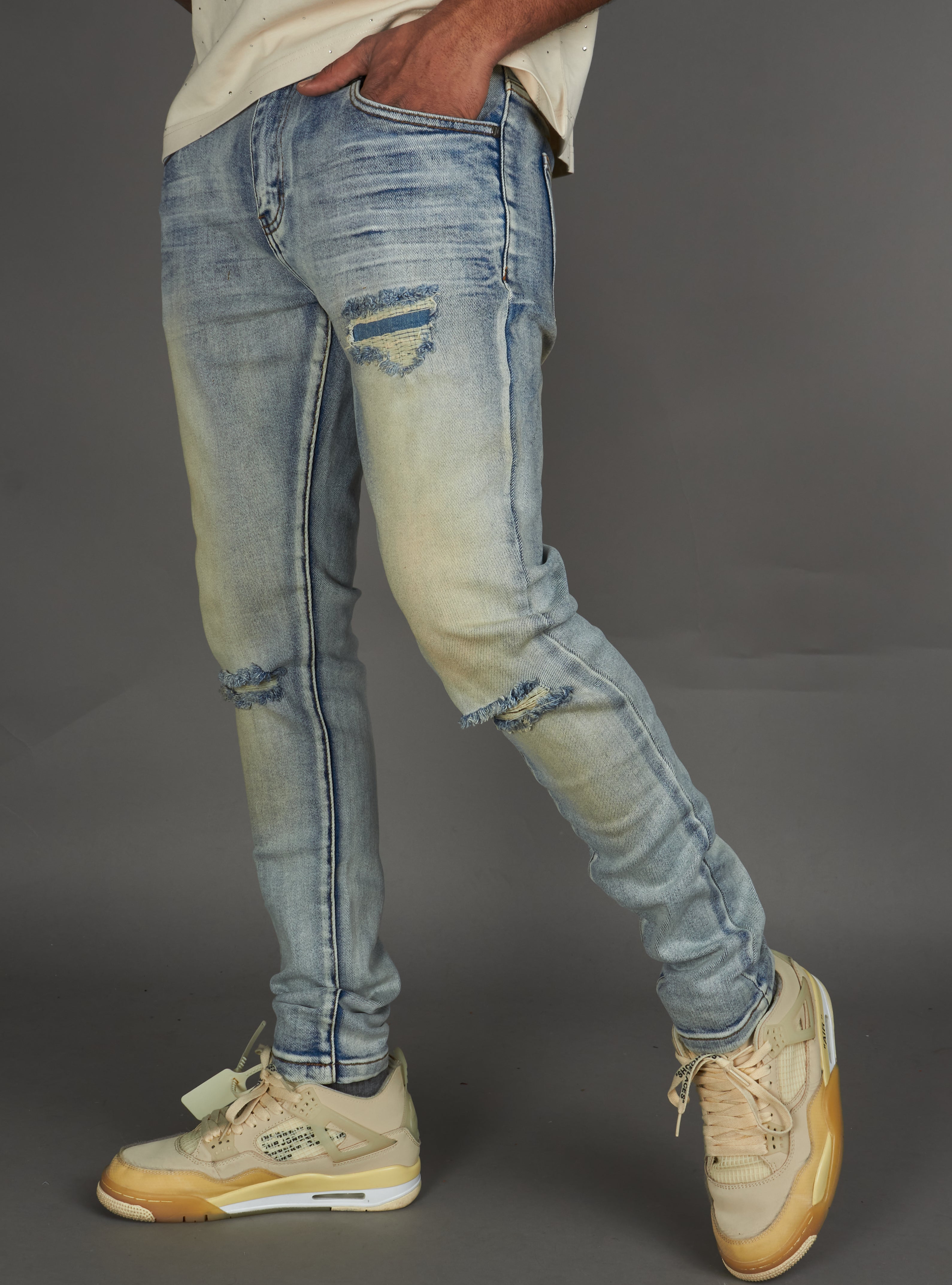Politics Jeans - Akhurst Skinny Fit - Blue Wash - 560