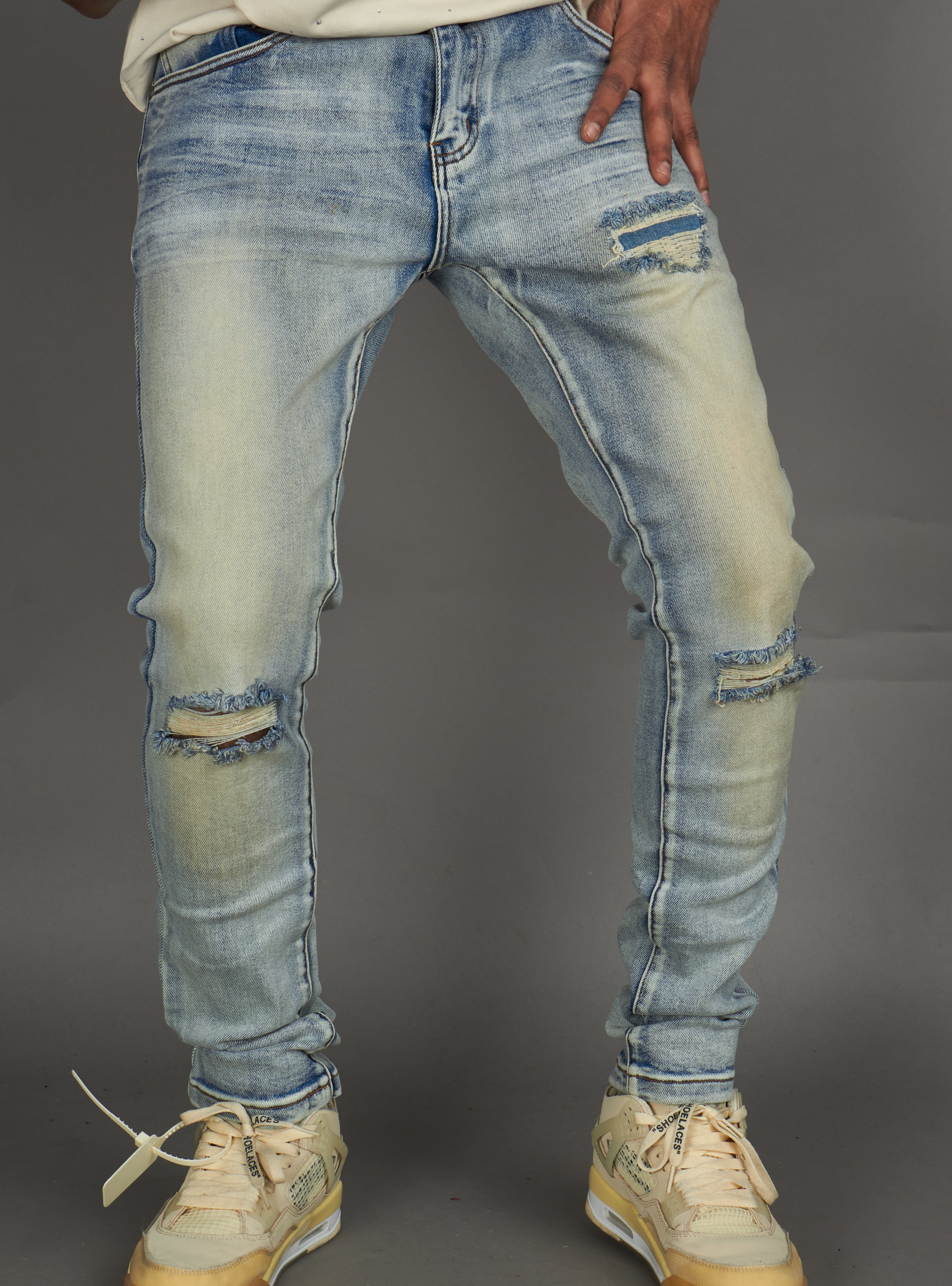 Politics Jeans - Akhurst Skinny Fit - Blue Wash - 560
