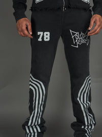 Politics Sweatpants - Ban - Grey Wash - 023