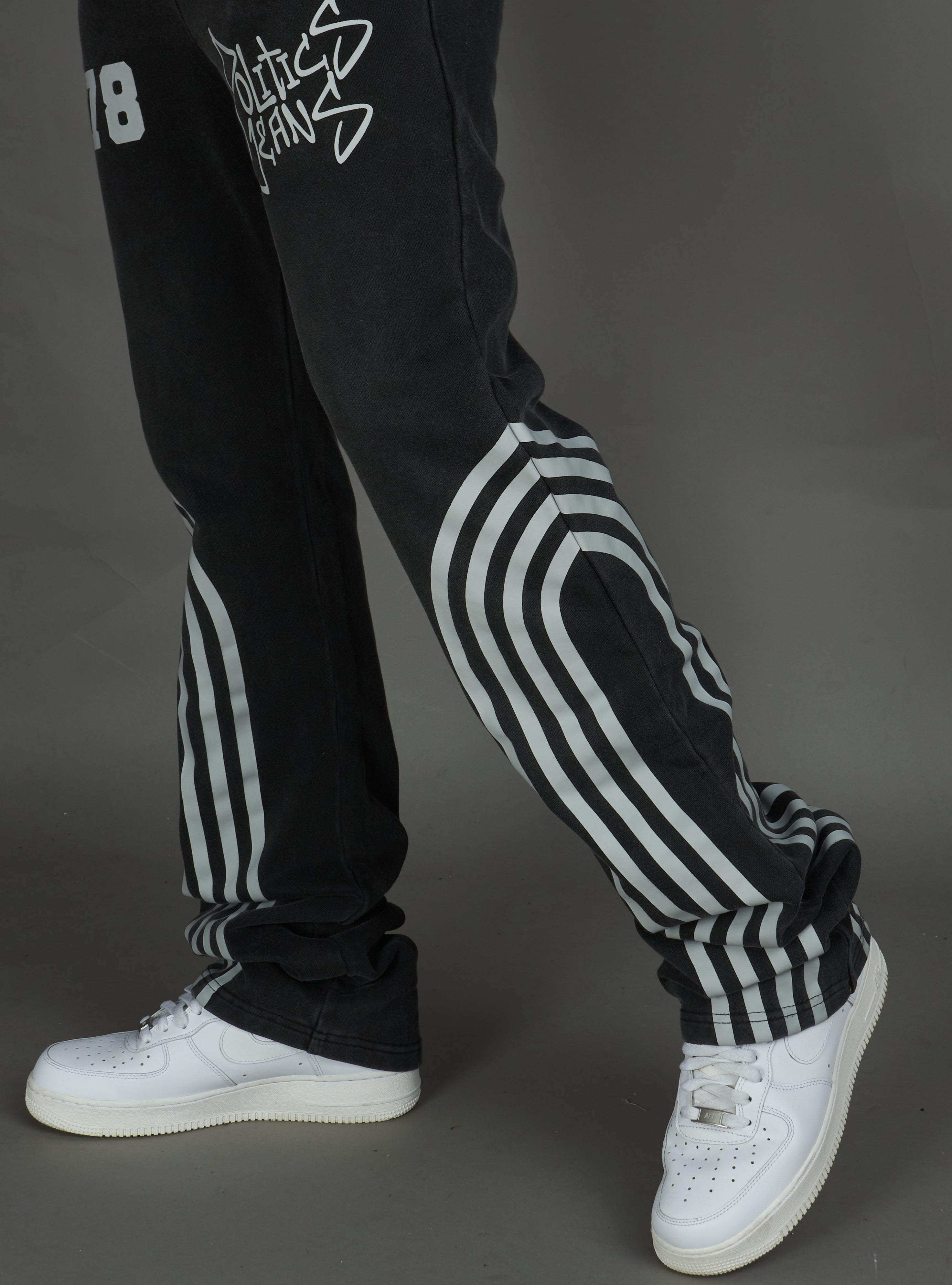 Politics Sweatpants - Ban - Grey Wash - 023
