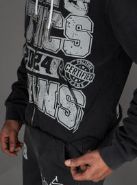 Politics Hoodie - Ruth - Grey Wash - 110