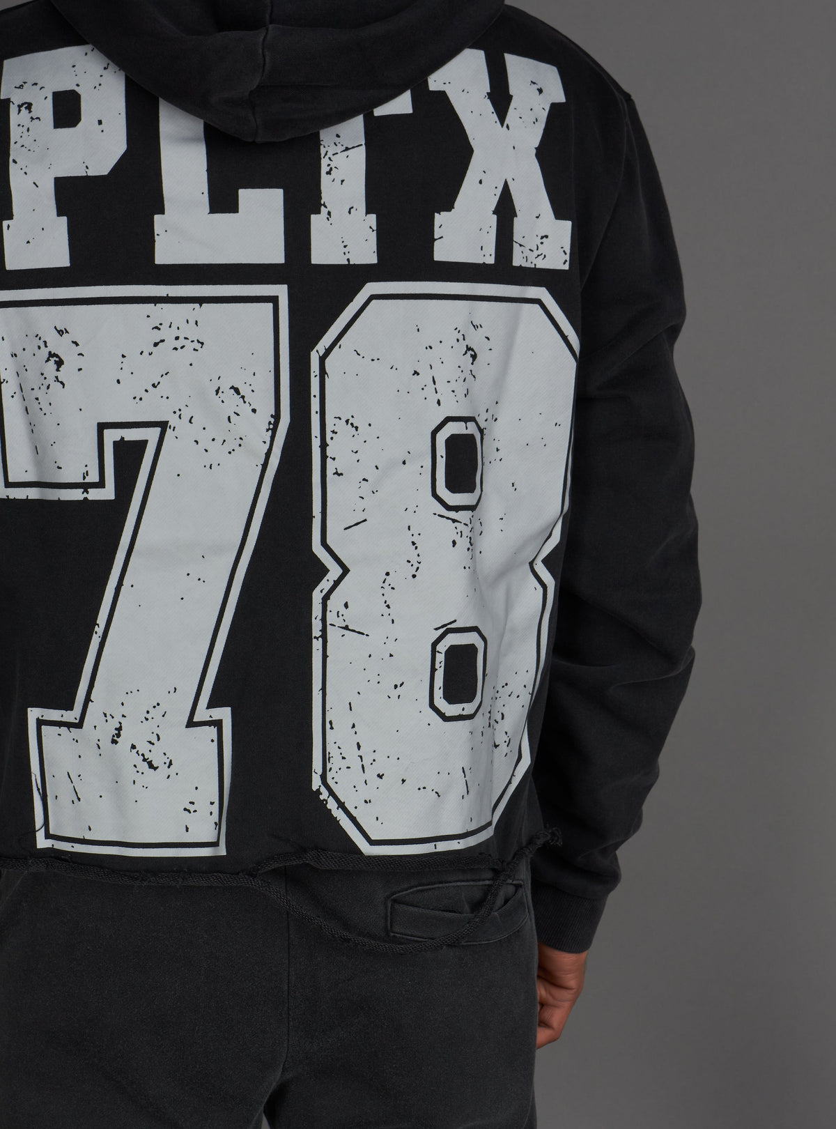 Politics Hoodie - Ruth - Grey Wash - 110