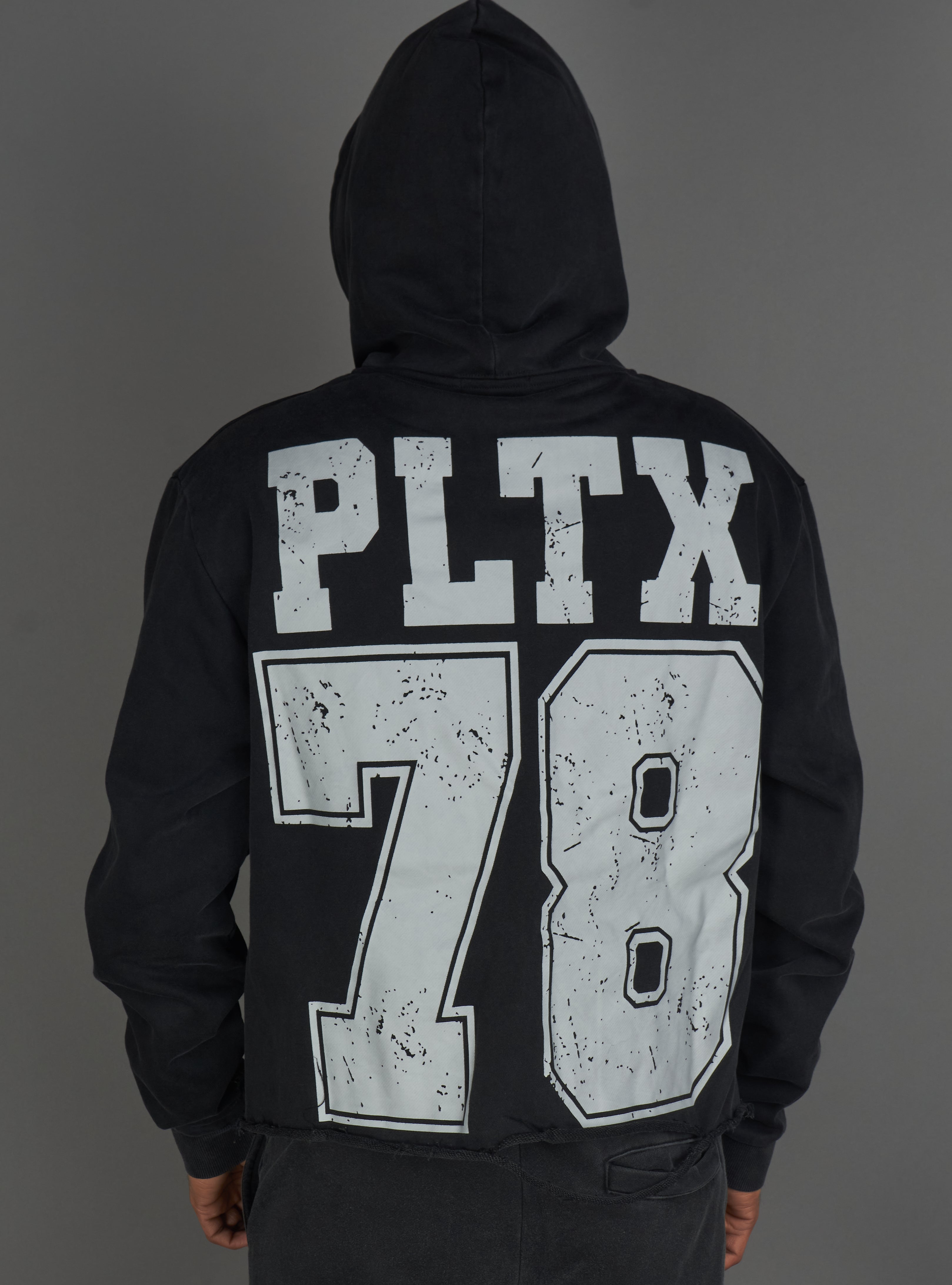 Politics Hoodie - Ruth - Grey Wash - 110