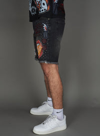 Politics Shorts - Austin - Black Wash - 337