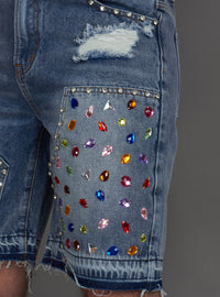 Politics Shorts - Leo - Light Blue - 300