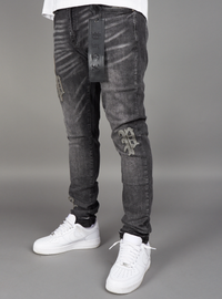 Politics Jeans - Kael Skinny Fit - Black Wash - 213