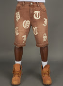Politics Shorts - Betz - Brown Wash - 228