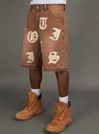 Politics Shorts - Betz - Brown Wash - 228
