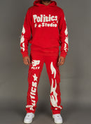 Politics Sweatpants - Oz - Red wash  - 610