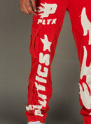 Politics Sweatpants - Oz - Red wash  - 610