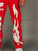 Politics Sweatpants - Oz - Red wash  - 610