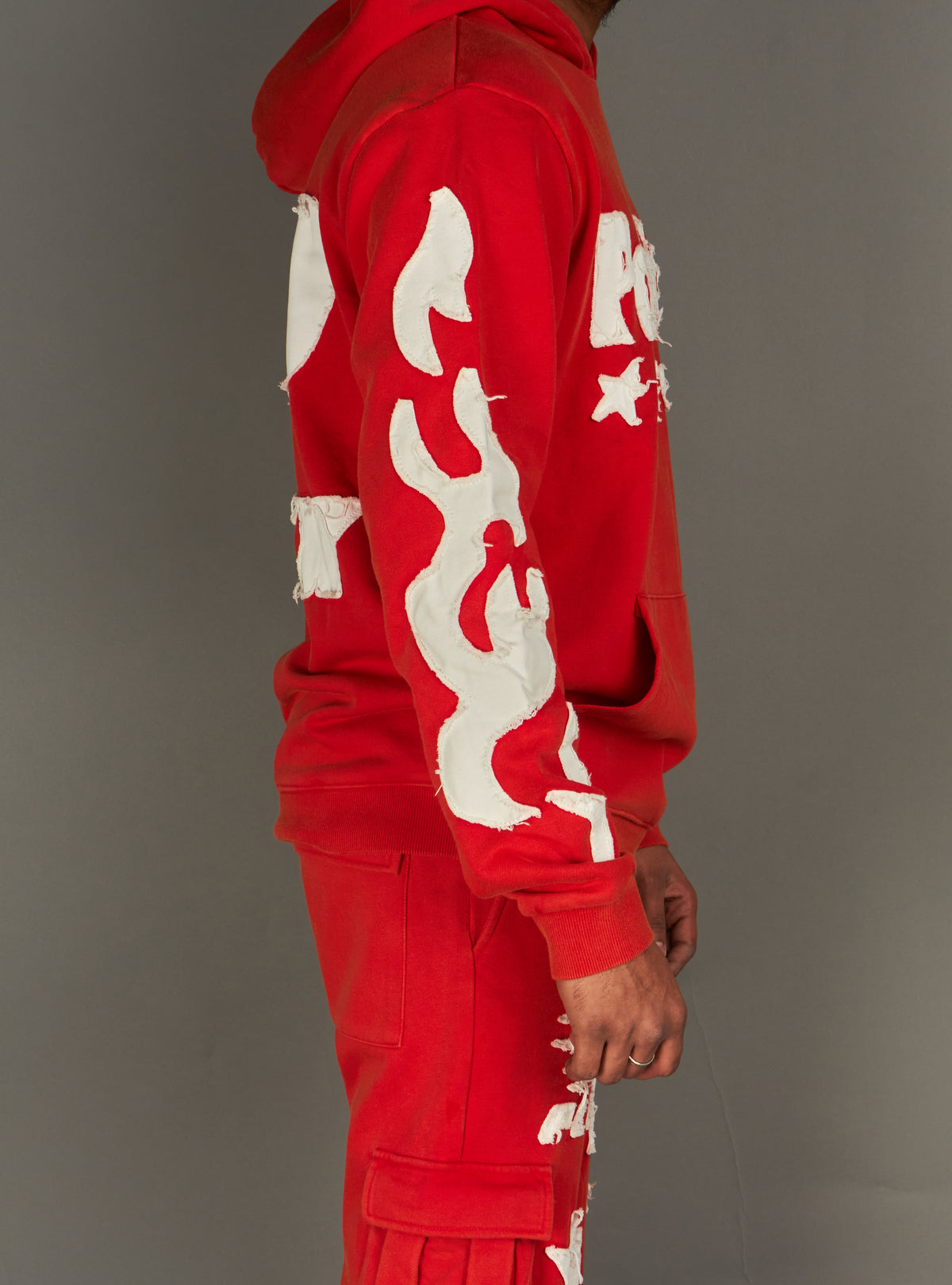 Politics Hoodie - Oz - Red WASH - 605