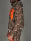 Politics Hoodie - Hale - Camo and Orange - 303