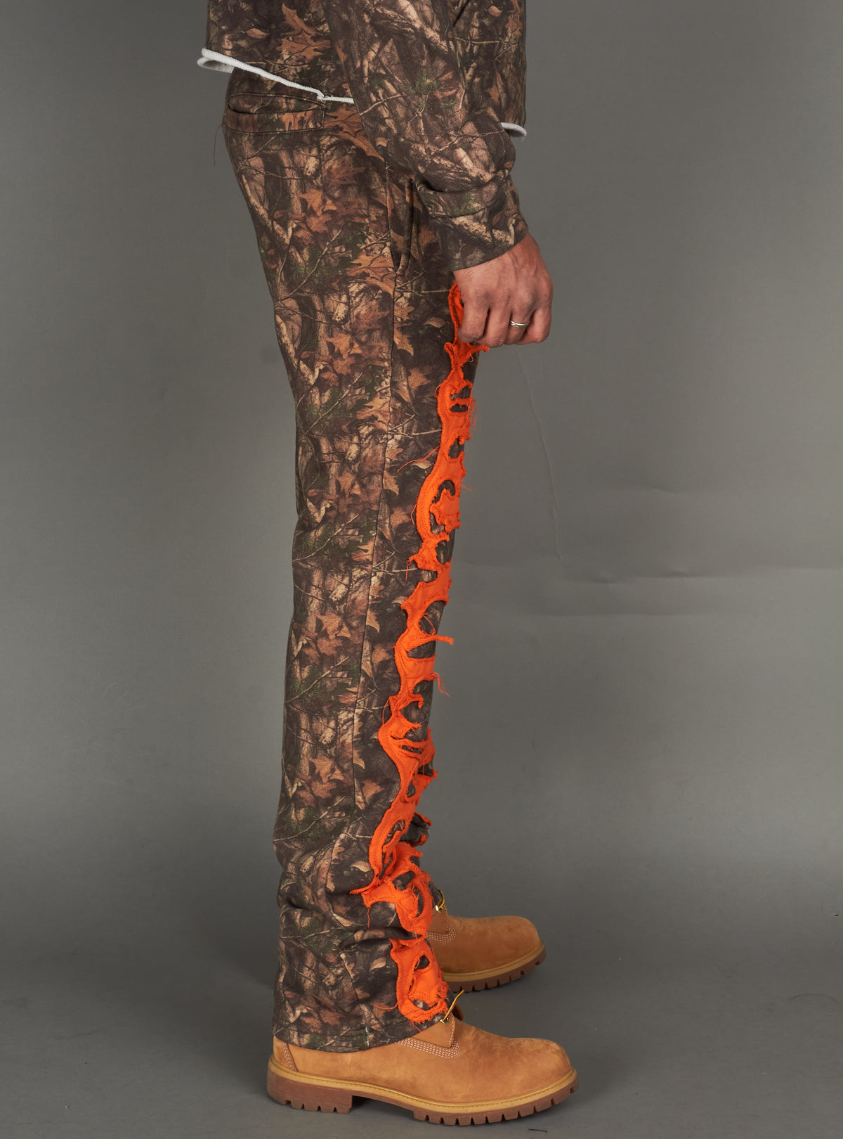 Politics Sweatpants - Hale - Camo and Orange - 403