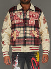 Politics Jacket - Varsity - Tartan - Red Black Check - 701