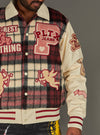 Politics Jacket - Varsity - Tartan - Red Black Check - 701