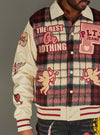 Politics Jacket - Varsity - Tartan - Red Black Check - 701