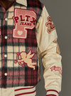 Politics Jacket - Varsity - Tartan - Red Black Check - 701