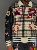 Politics Jacket - Varsity - Tartan - Black Red Check - 204