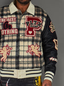 Politics Jacket - Varsity - Tartan - Black Red Check - 204