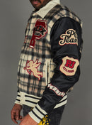 Politics Jacket - Varsity - Tartan - Black Red Check - 204
