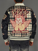 Politics Jacket - Varsity - Tartan - Black Red Check - 204