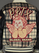 Politics Jacket - Varsity - Tartan - Black Red Check - 204