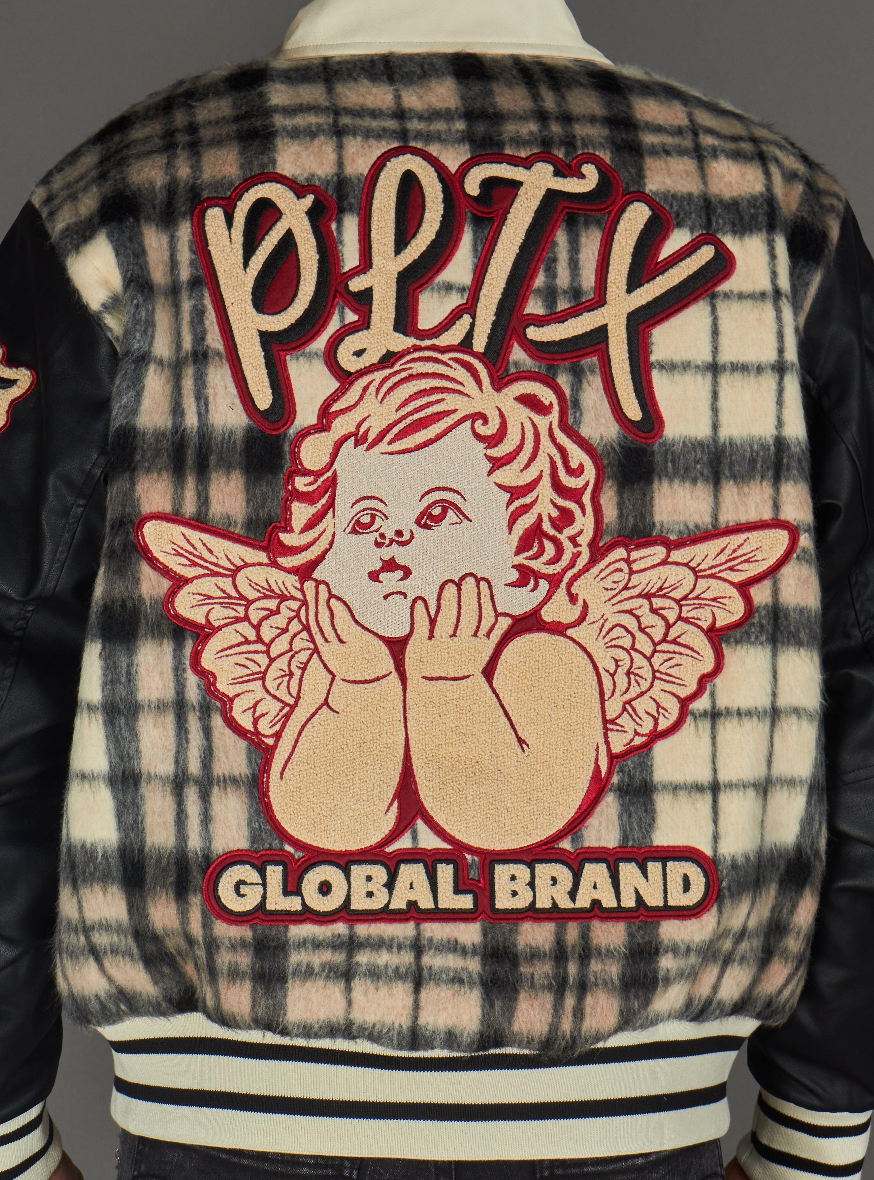 Politics Jacket - Varsity - Tartan - Black Red Check - 204