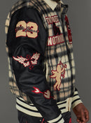 Politics Jacket - Varsity - Tartan - Black Red Check - 204