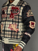 Politics Jacket - Varsity - Tartan - Black Red Check - 204