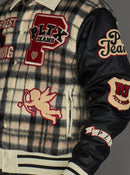 Politics Jacket - Varsity - Tartan - Black Red Check - 204