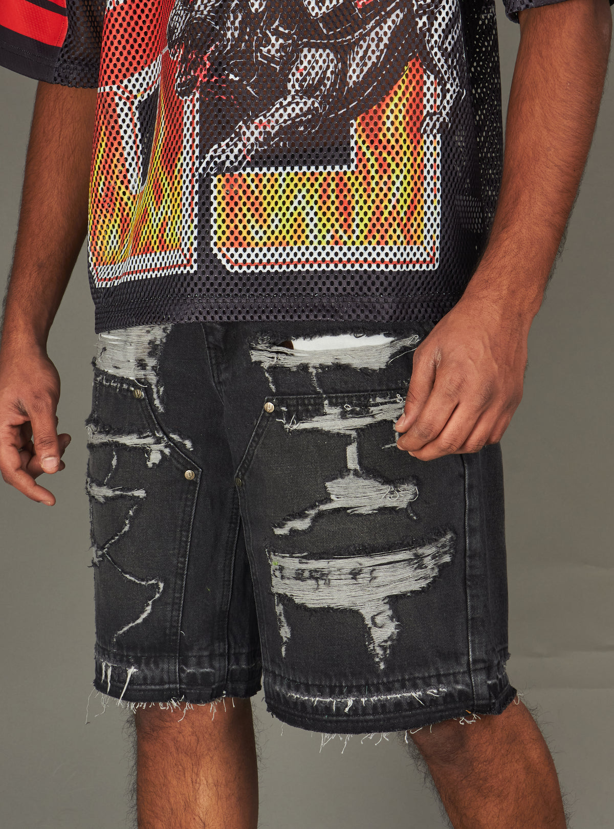 Politics Shorts - Bromwich - Black Wash - 418
