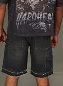Politics Shorts - Bromwich - Black Wash - 418