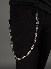 Politics Chain - Skulls - Silver - 101