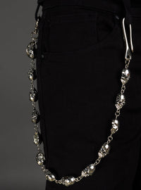 Politics Chain - Skulls - Silver - 101