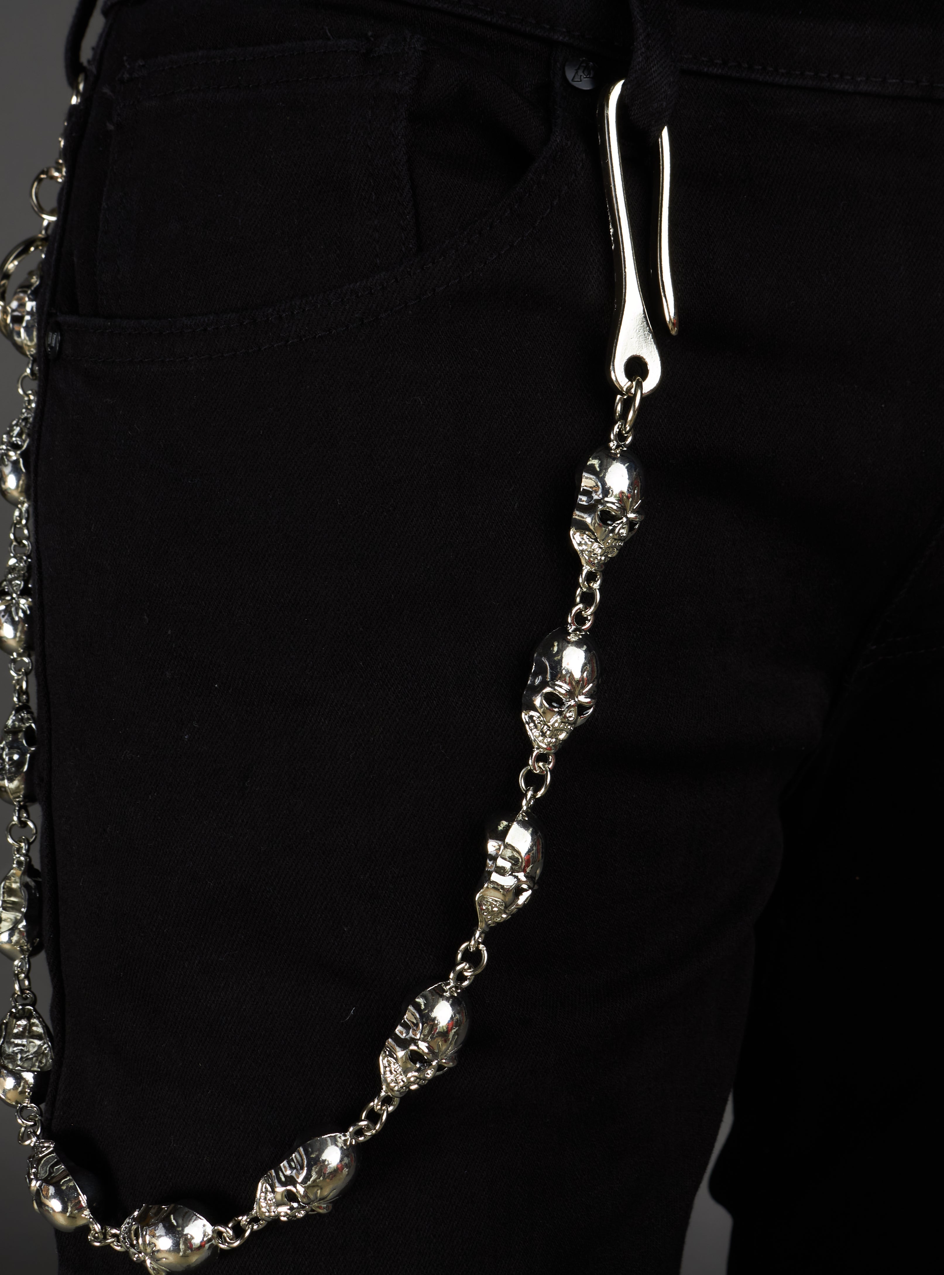 Politics Chain - Skulls - Silver - 101