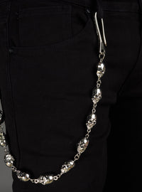 Politics Chain - Skulls - Silver - 101