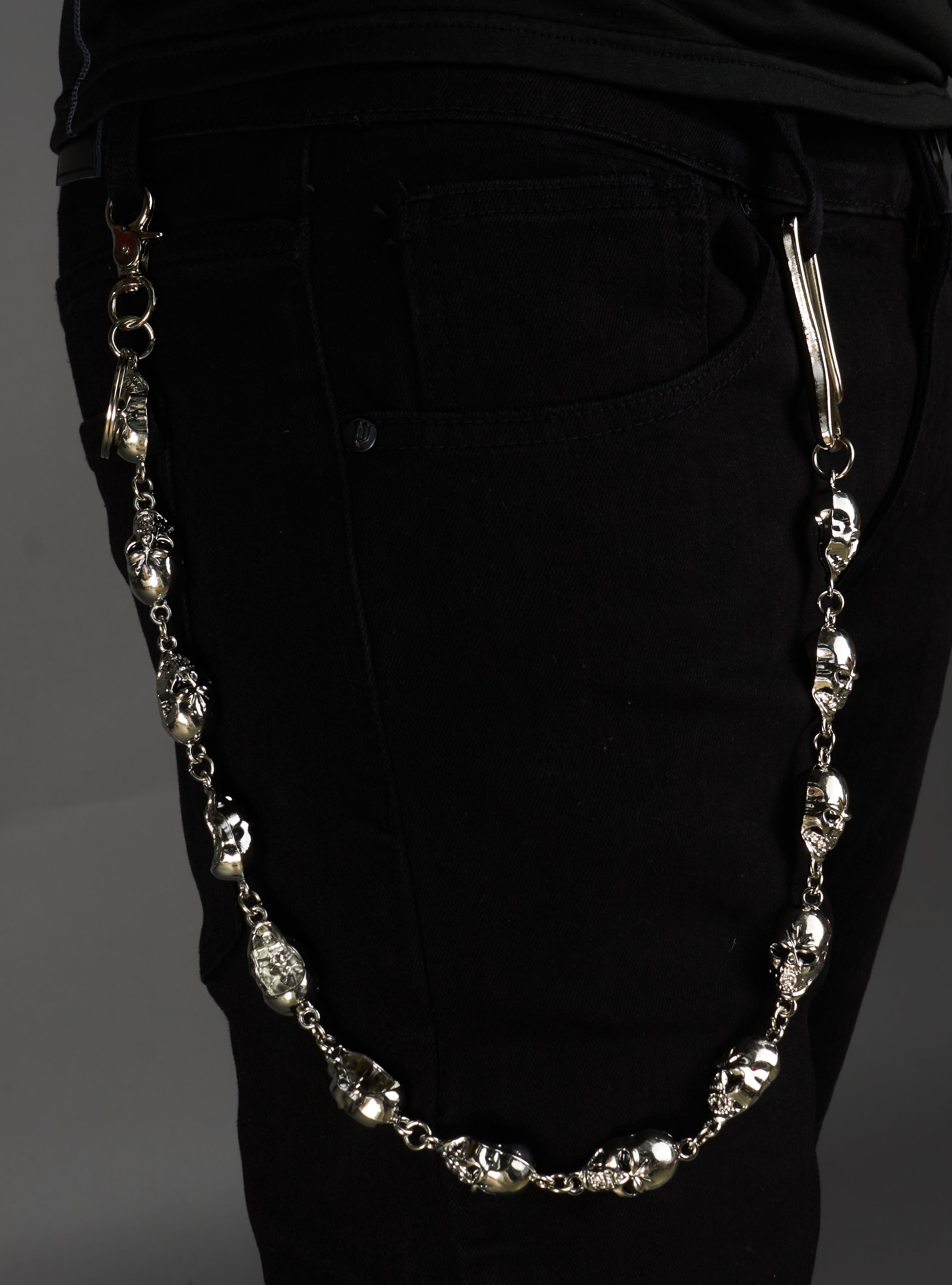 Politics Chain - Skulls - Silver - 101