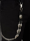 Politics Chain - Emblem Skulls - Silver - 104