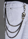 Politics Chain - Skull Head - Gunmetal - 107