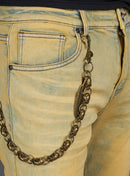 Politics Chain - Skull Feather - Gold Metal - 109