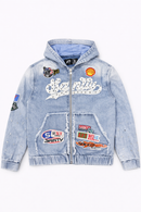 Politics Jacket — Blue Wash