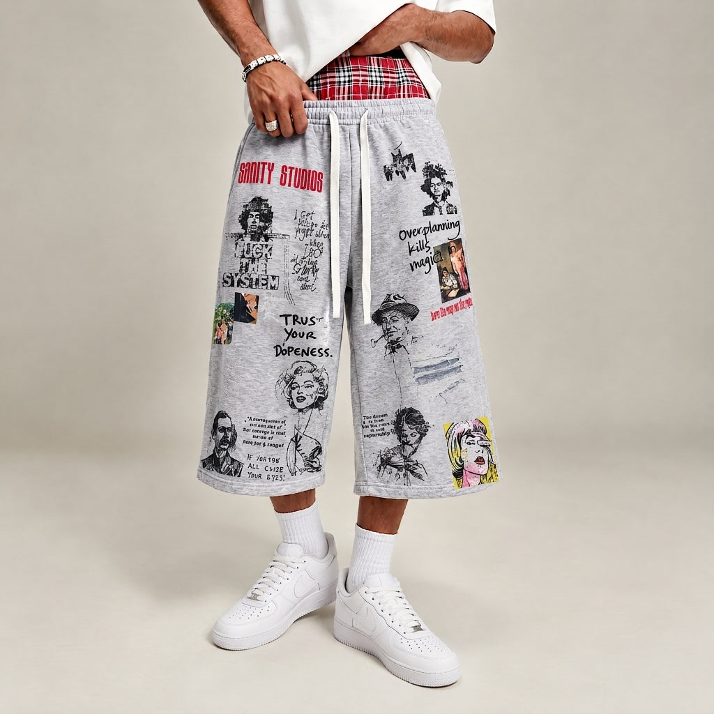 Politics Shorts - Don - Grey - 1111