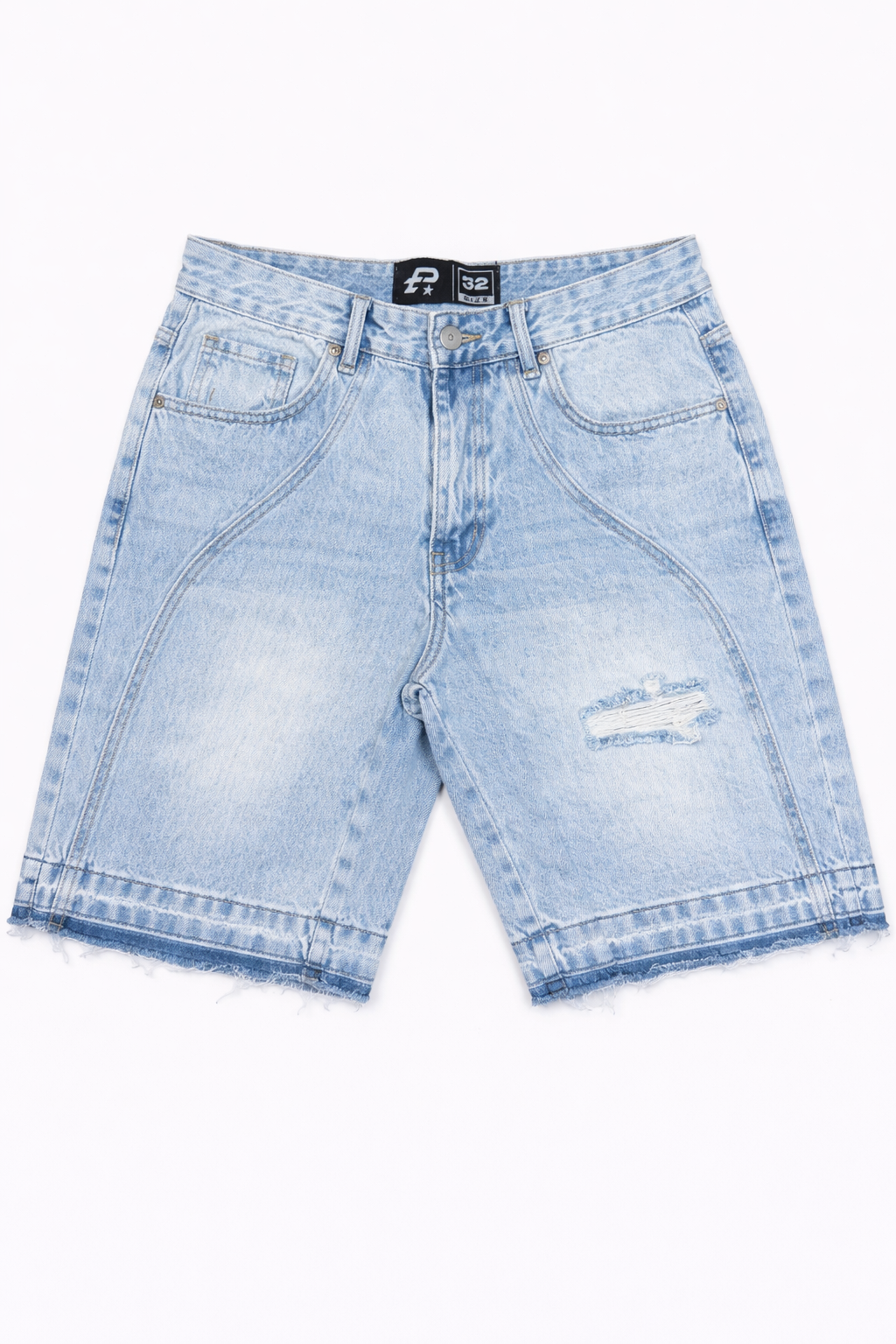 Politics Shorts - Blue Wash - PK26 - SPR - 38