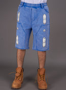 Politics Shorts - Keran - Washed Blue - 642