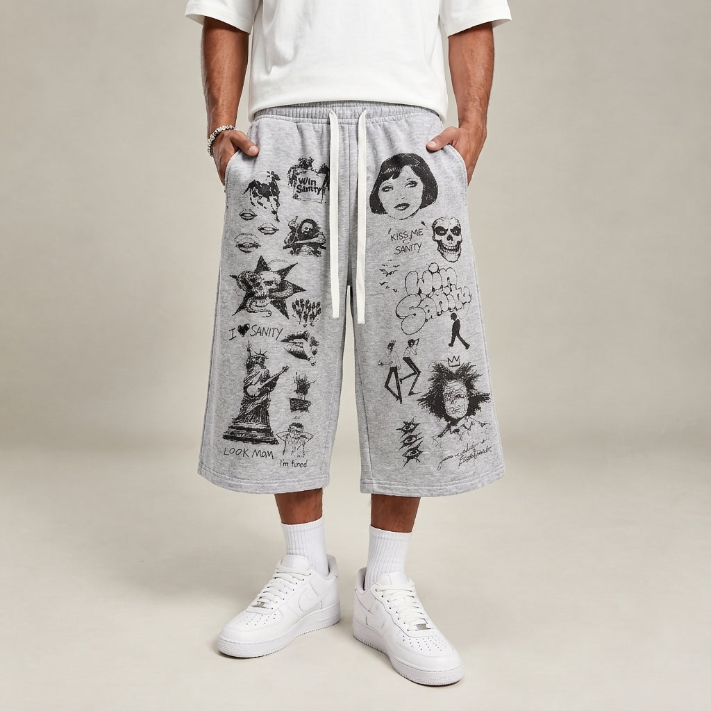 Politics Shorts - State - Grey - 777