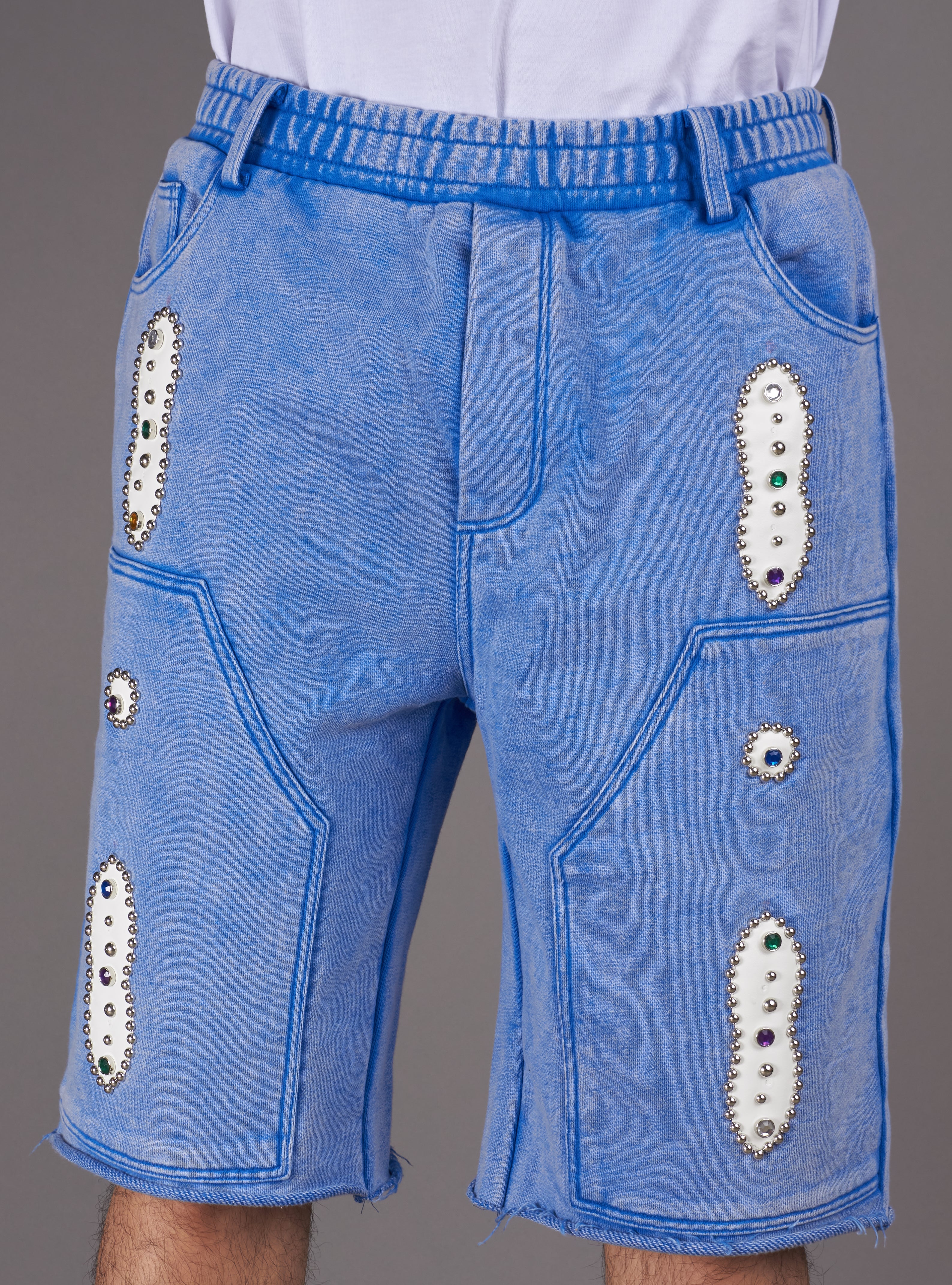 Politics Shorts - Keran - Washed Blue - 642