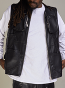 Politics Vest - Florence PU Leather - Black - 491